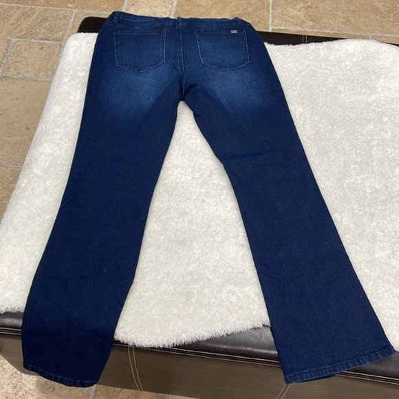 DG2 by Diane Gilman Classic Stretch BootCut Jean with Slit - Picture 8 of 10